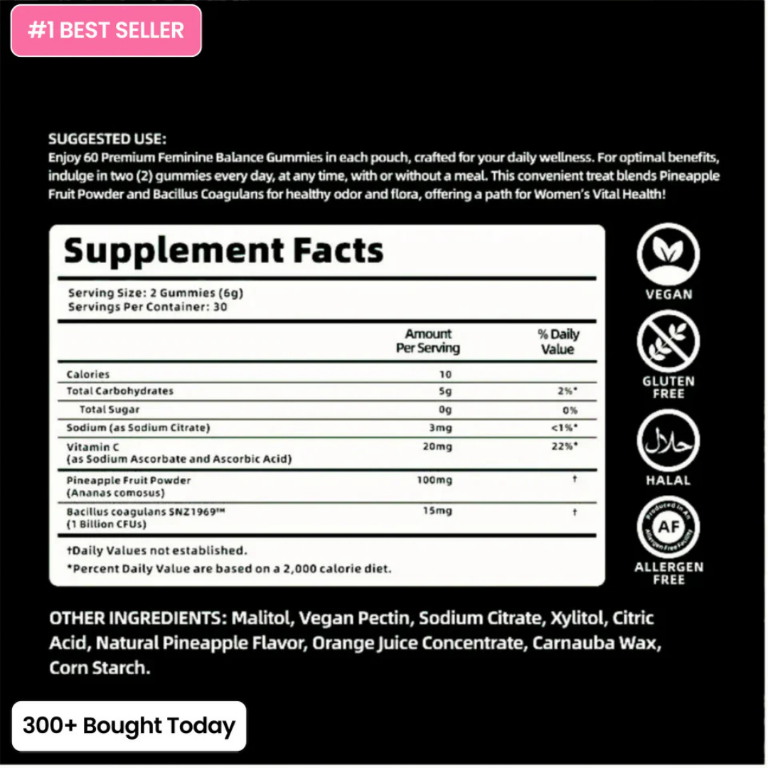 Clinically Proven BV Support & pH Balance