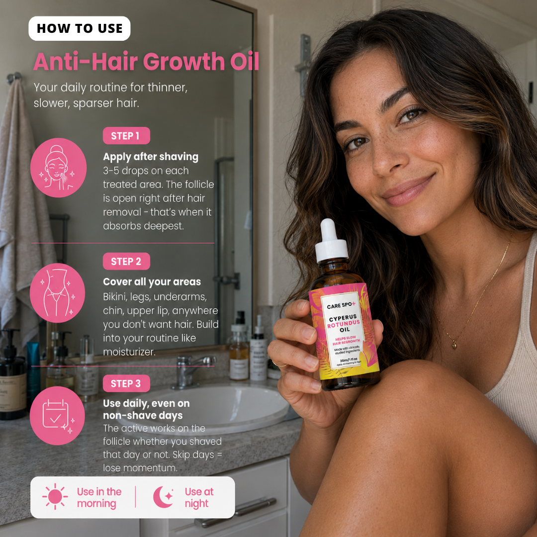 Anti - Hair Growth Oil